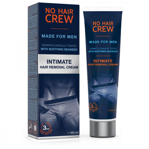 No Hair Crew - Crème Dépilatoire Zones Intimes de Haut Gamme Pour Homme - No Hair Crew - Soins corps