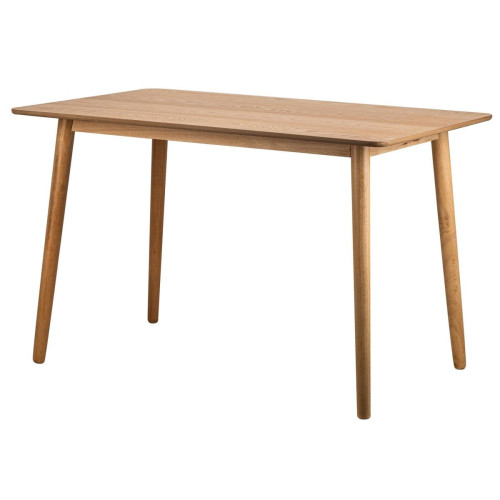 Nordlys - Table a Manger 4 Personnes (L120 cm) Rectangulaire Bois - Table Salle A Manger Design