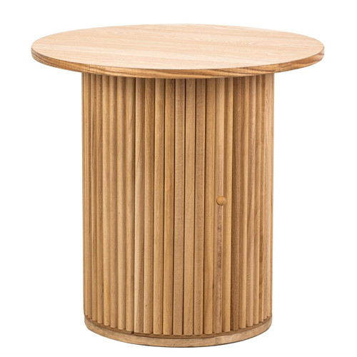 Nordlys - Table Appoint Bout de Canape Rangement en Bois - Table Basse Design