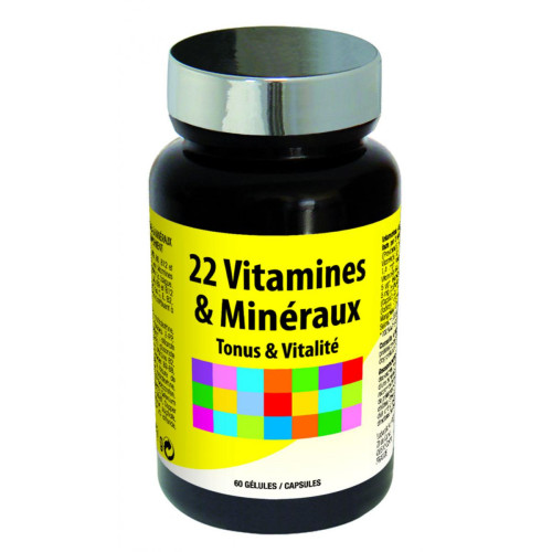 Nutri-expert - TONUS & VITALITE - 22 Vitamines et Minéraux - Pour Toute La Famille - Soins corps