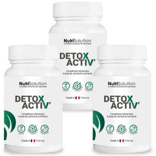 NutriSolution - Detox Activ  - X3 - Bien-être et relaxation