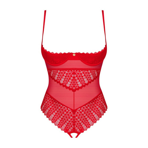 Ingridia body ouvert - Rouge Bodies