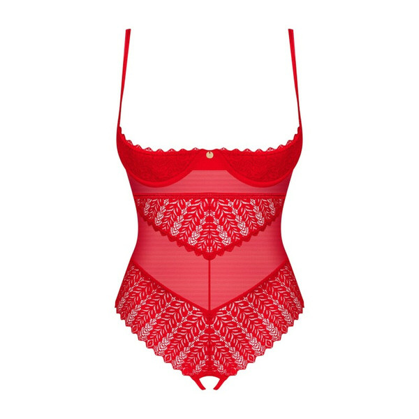 Ingridia body ouvert - Rouge Bodies