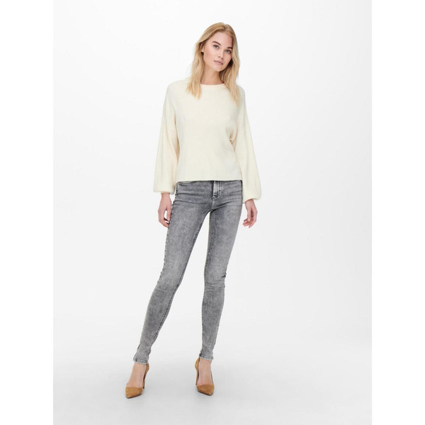 Jean skinny gris en coton Willa Only Mode femme