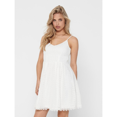 Only - ONLHELENA - Robes courtes femme blanc