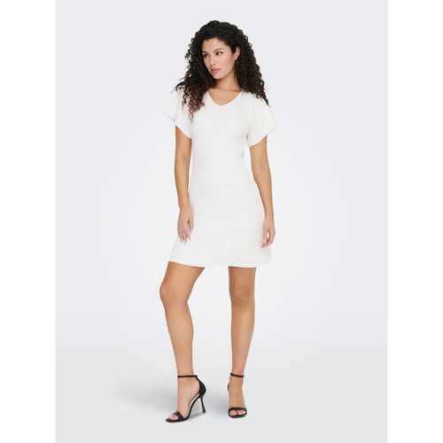 Only - ONLLEELO - Robes courtes femme blanc