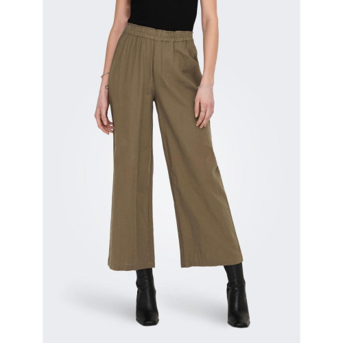 Only - Pantalon marron - Selection Mode femme