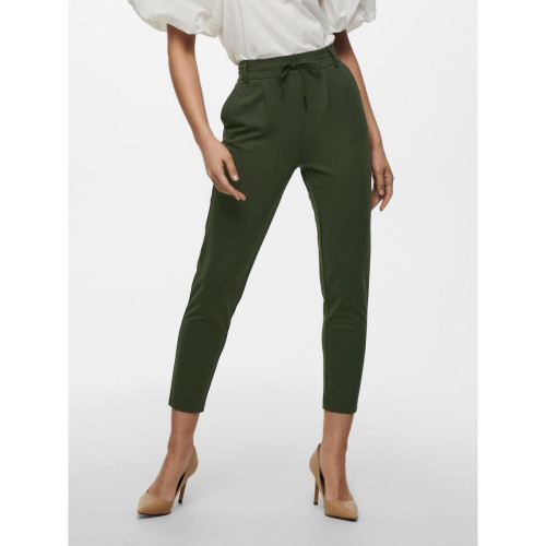 Pantalon Cordon d'attache vert en viscose Only Mode femme
