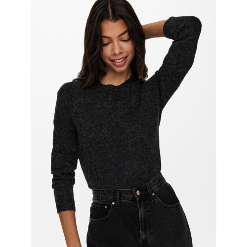 Only - Pull en maille noir - Only