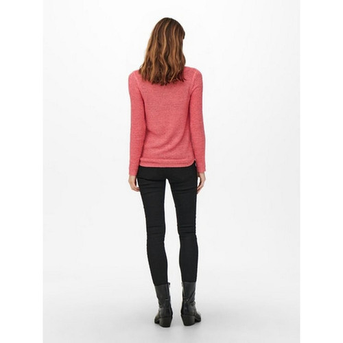 Pull en maille Col rond Manches longues rose Lou Pull