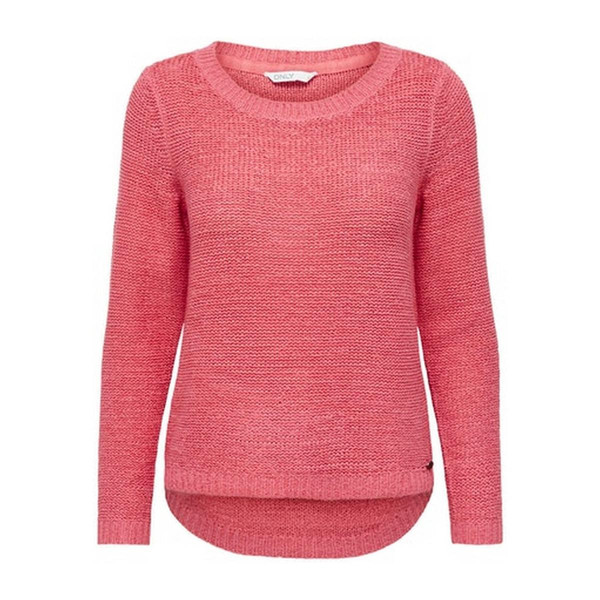 Pull en maille Col rond Manches longues rose Lou Only Mode femme