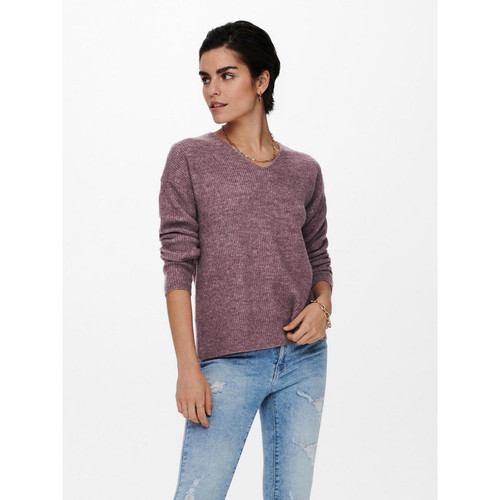 Only - Pull en maille rouge - Pull femme