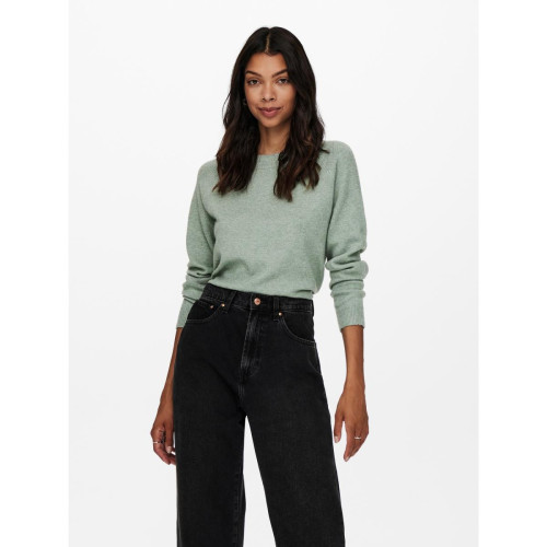 Only - Pull en maille vert - Only