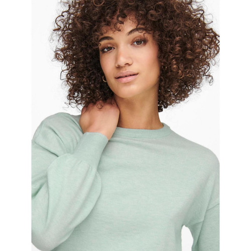 Pull en maille Col rond Manches longues vert Ines Pull