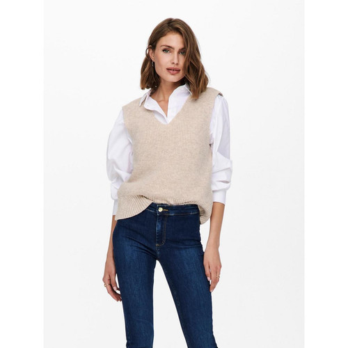 Only - Pull-overs beige - Pull femme