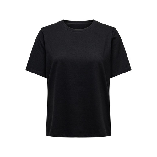 T-shirt Col rond Manches courtes noir T-shirt manches courtes