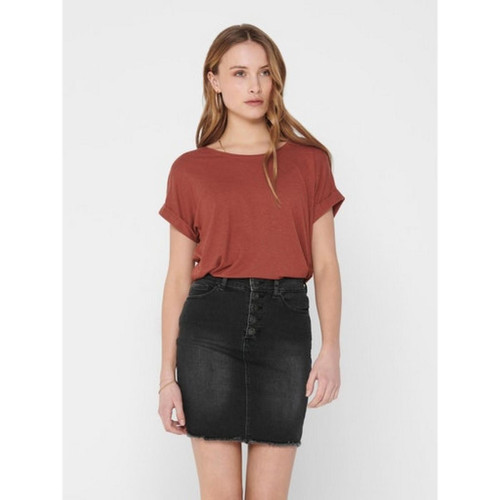 Only - Tee-shirt rouge - T shirt rouge femme