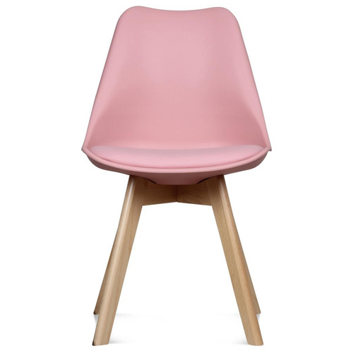 3S. x Home - Chaise Design Style Scandinave Rose HADES - Sélection meuble & déco Scandinave