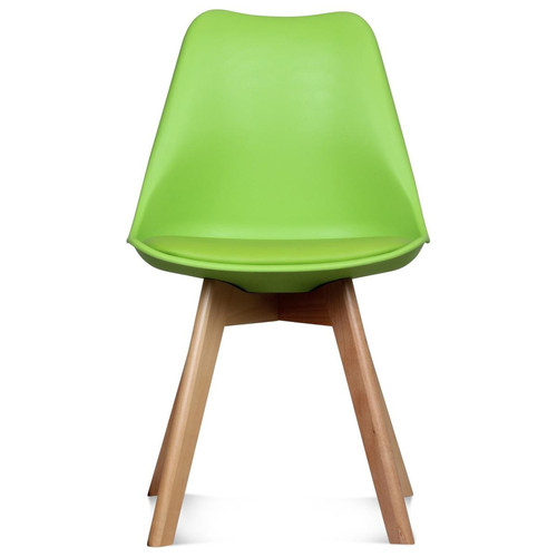 3S. x Home - Chaise Design Style Scandinave Vert HADES - Promos Chaises Et Tabourets Et Bancs Design