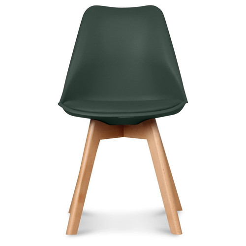 3S. x Home - Chaise Design Style Scandinave Vert Forêt HADES - Saint Patrick