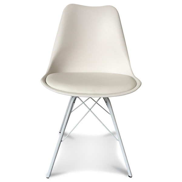 Chaise en Métal Scandinave  Blanc 3S. x Home Meuble & Déco