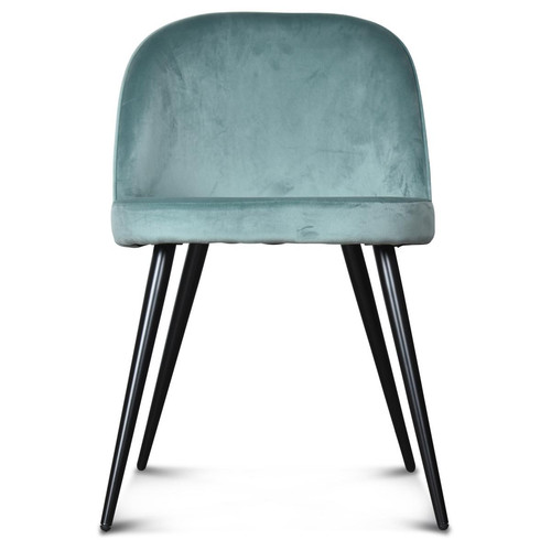 3S. x Home - Chaise Velours Turquoise JUMBO - Sélection meuble & déco Scandinave