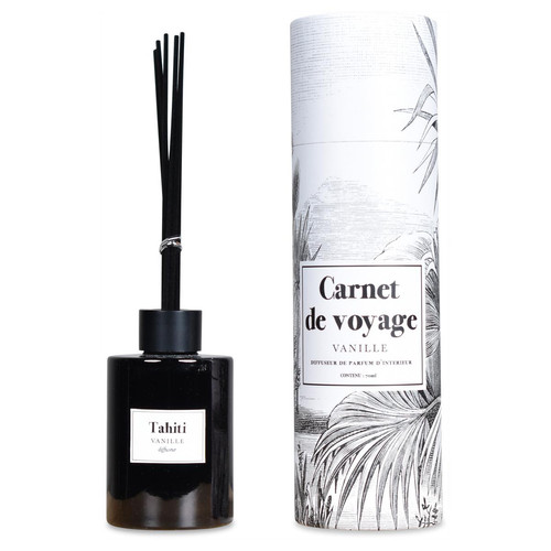 3S. x Home - Diffuseur Avec Sticks Carnet De Voyage Vanille 100Ml - Bougies et parfums d'intérieur