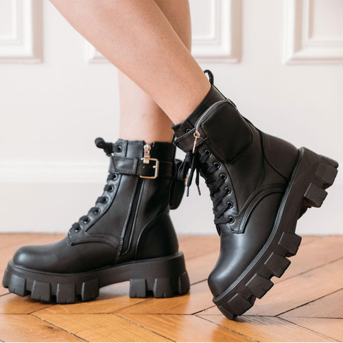 Outside In - Bottines motardes - Les chaussures femme
