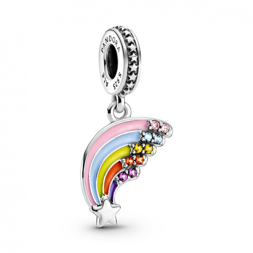 Pandora - Charm Pendant Arc-En-Ciel Multicolore Pandora Passions - Argent - Bijoux femme
