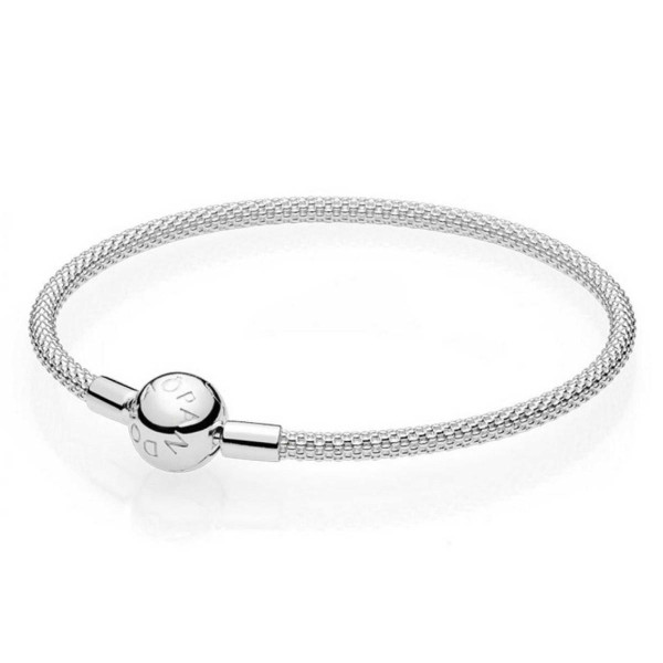 Bracelet en Maille Tissée Pandora Moments Argent 925/1000ᵉ Pandora Mode femme