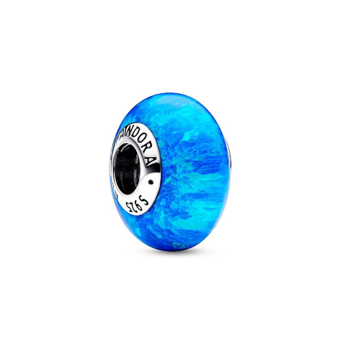 Charm Bleu Océan Profond Opalescent Bleu Pandora Mode femme