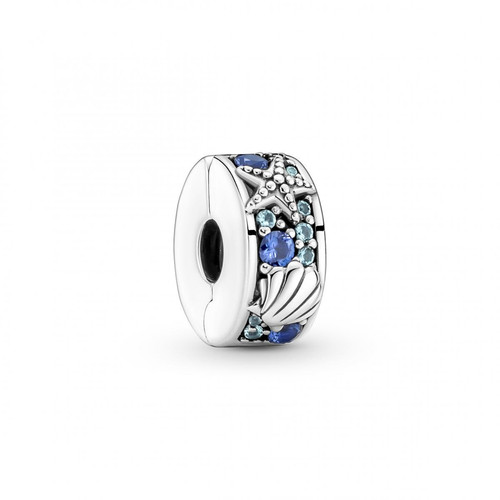 Charm Clip Étoile de Mer et Coquillage Tropicaux - Pandora Bleu Pandora Mode femme