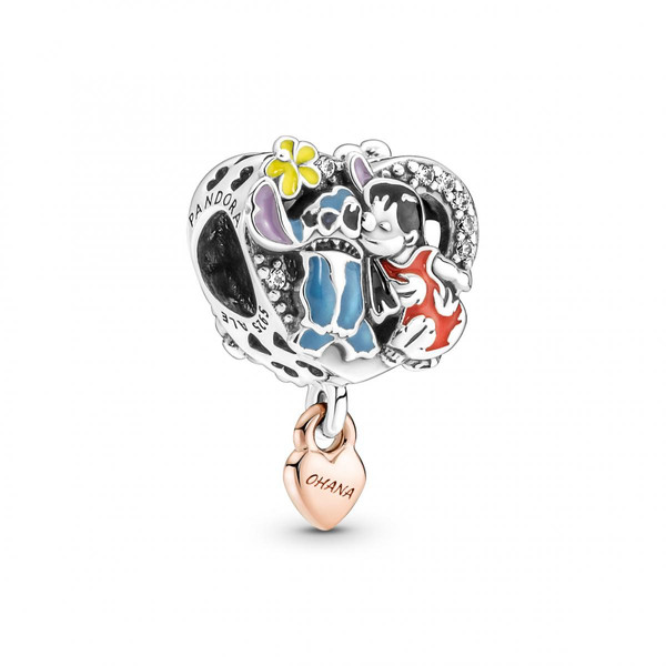Charm Disney Ohana inspiré de Lilo & Stitch - Pandora Multicolore Pandora Mode femme