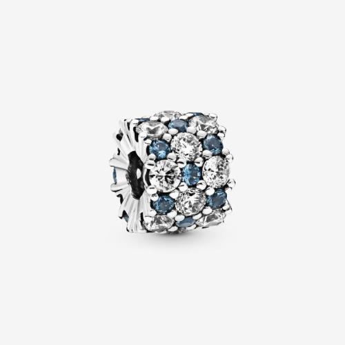 Pandora - Charm scintillant bleu Incolore Pandora Timeless - Promo Bijoux