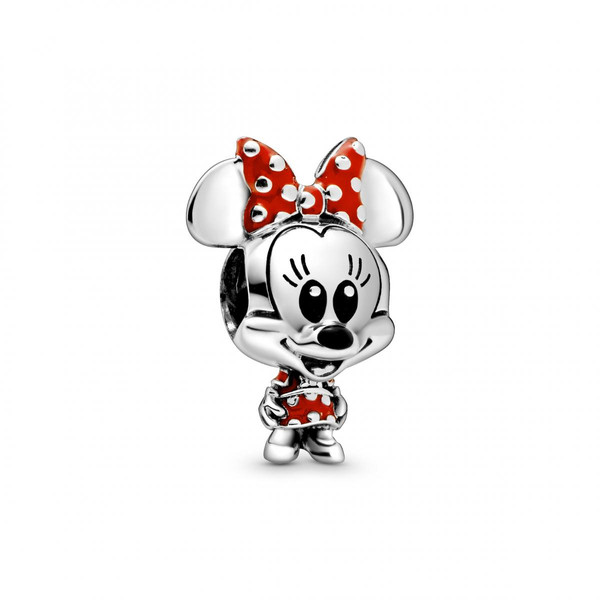 Charm Minnie Robe & Nœud à Pois Disney x Pandora - Argent Argent Pandora Mode femme