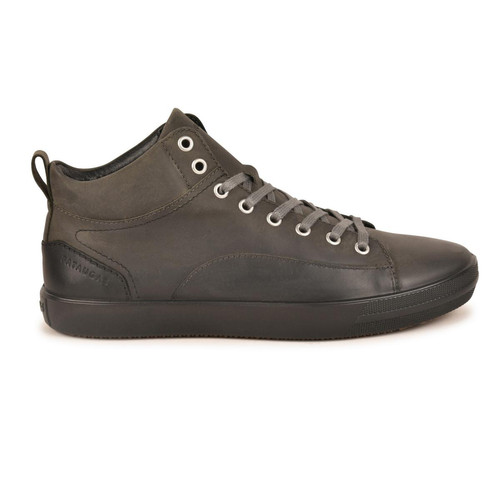 Pataugas - Baskets mi-hautes pour homme en cuir gris - Chaussures Pataugas