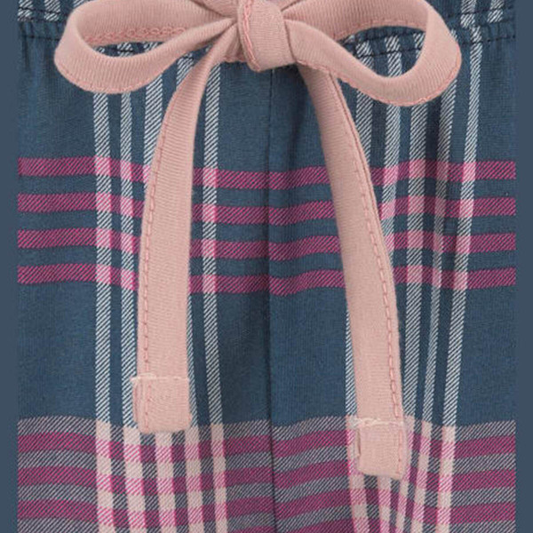 Bas de pyjamas - Rayure multicolore en coton Petite Fleur Mode femme