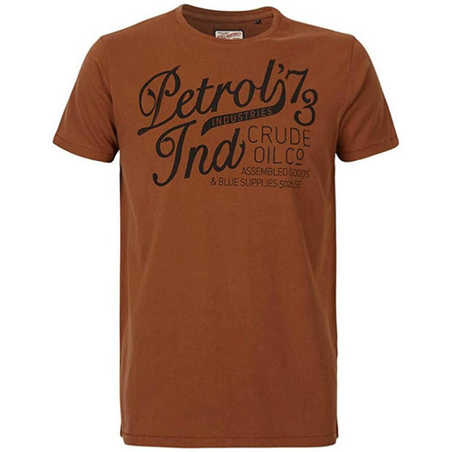 Petrol - T-shirt manches courtes Petrol homme - Marron - T-shirt / Polo homme