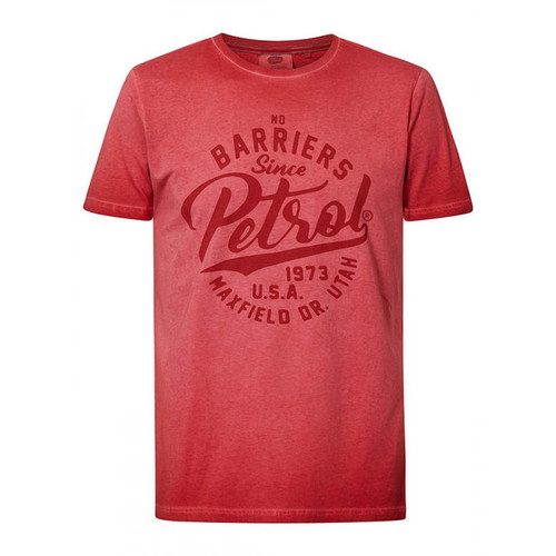 Petrol - Tee-shirt à manches courtes pour homme en coton  - T-shirt / Polo homme