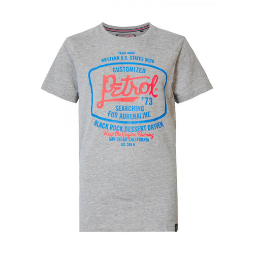 Petrol - T-shirt garçon gris clair - T-shirt / Polo