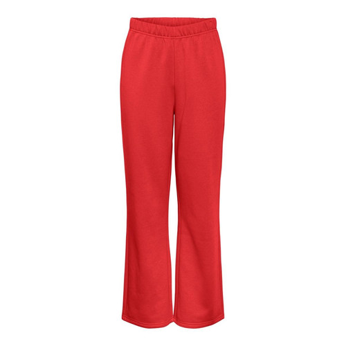 Pieces - Pantalon de survêtement rouge en coton Yael - Pantalon  femme