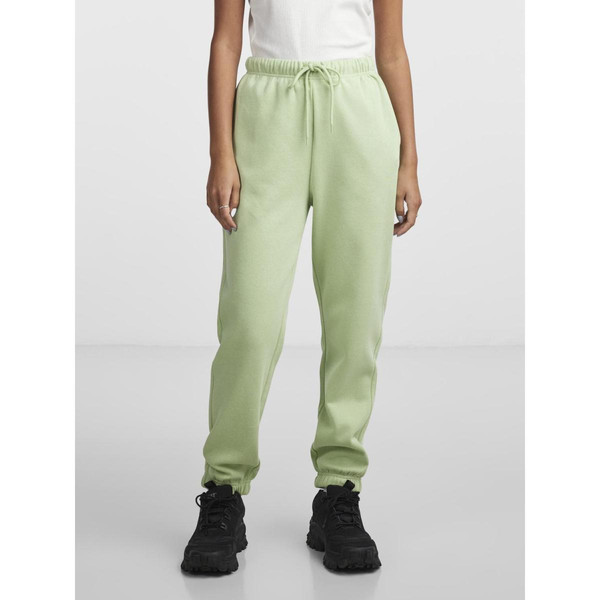 Pantalon de survêtement vert en coton Lola Pieces Mode femme