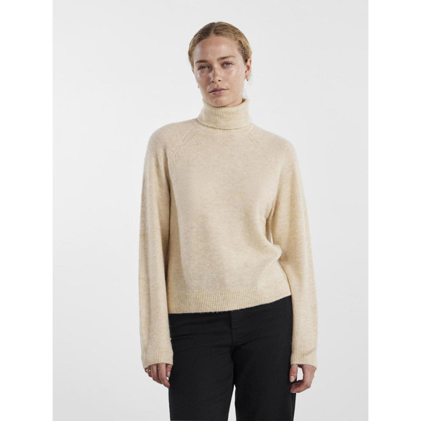 Pull en maille blanc Lila Pieces Mode femme