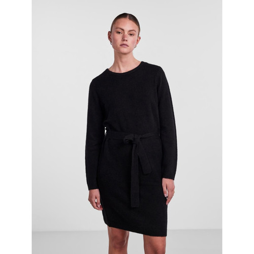 Pieces - Robe courte en maille noir Sue - Toute la Mode femme chez 3 SUISSES