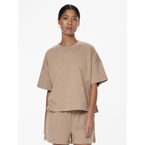 Pieces - Sweat-shirt marron - Nouveautés sweats femme