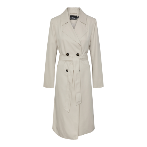 Pieces - Trench col italien gris - Trench Femme