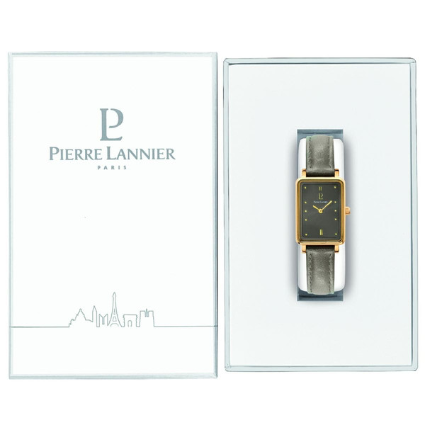 Montre Femme Pierre Lannier - 050K530 Bracelet Cuir Gris Pierre Lannier