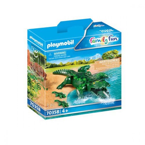 Playmobil - Alligator avec ses petits Playmobil Family Fun 70358 - Playmobil