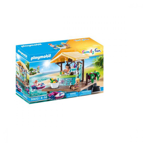 Playmobil - Bar flottant et vacanciers Playmobil Family Fun 70612 - Jeux de construction