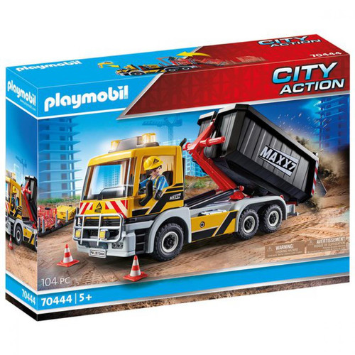 Playmobil - Camion avec benne et plateforme Playmobil City Action 70444 - Playmobil